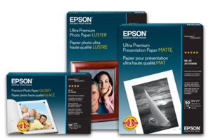 Epson Premium Photo Paper 8 x 10 68 Lb High Gloss White 20 Sheets