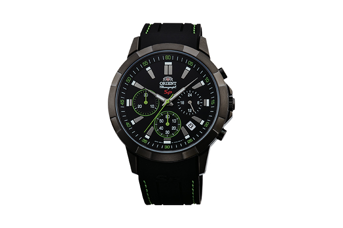 ORIENT: Quartz Sports Watch, Rubber Strap - 43.9mm (KV00006B)