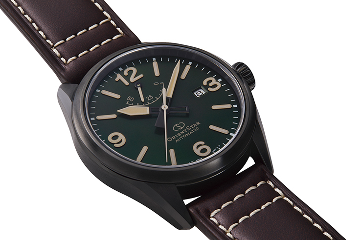 RE-AU0201E | ORIENT STAR: Mechanical Sports Watch, Leather Strap 