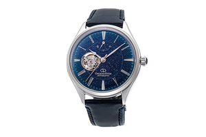ORIENT STAR: Mechanical Classic Watch, Leather Strap - 40.4mm (RE-AT0205L) Limited