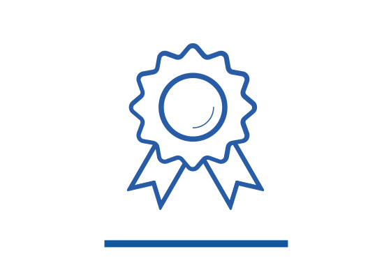 Icon of an award ribbon