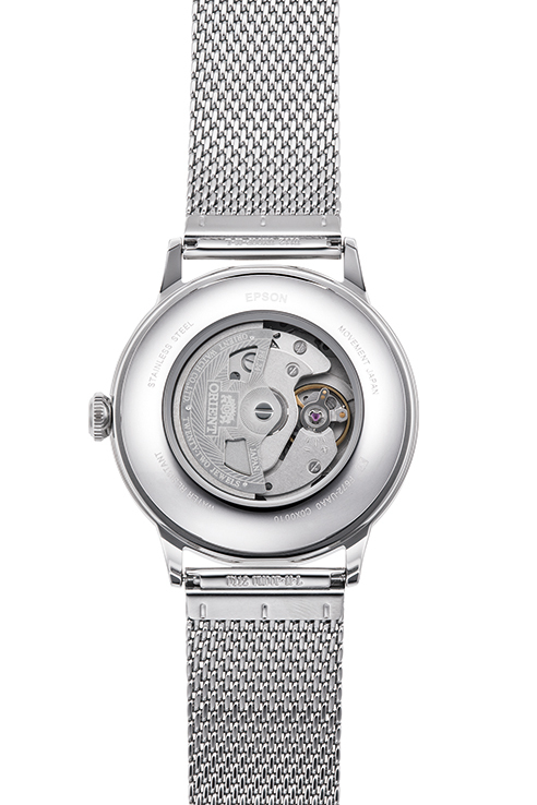ORIENT: Klassische mechanische Uhr, Metallarmband – 40,5 mm (RA-AC0019L)