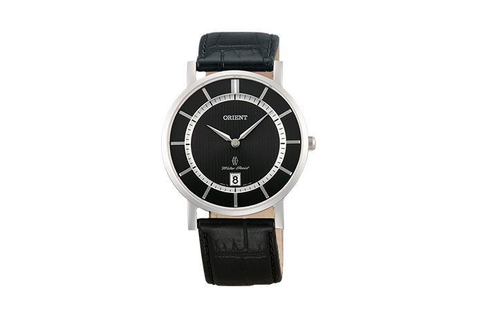 ORIENT: Quartz Contemporary Watch, Leather Strap - 38.0mm (GW01004A)