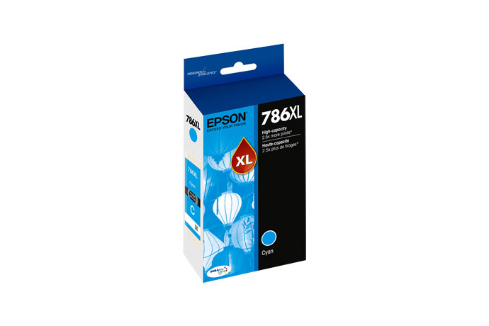 epson t786xl220 epson durabrite ultra 786xl ink cartridge - cyan - inkjet - high yield - 786 page